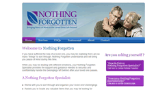 Desktop Screenshot of nothingforgotteninc.com